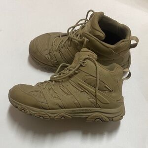 Merrell Tan and Black Low-Cut Trail Shoe